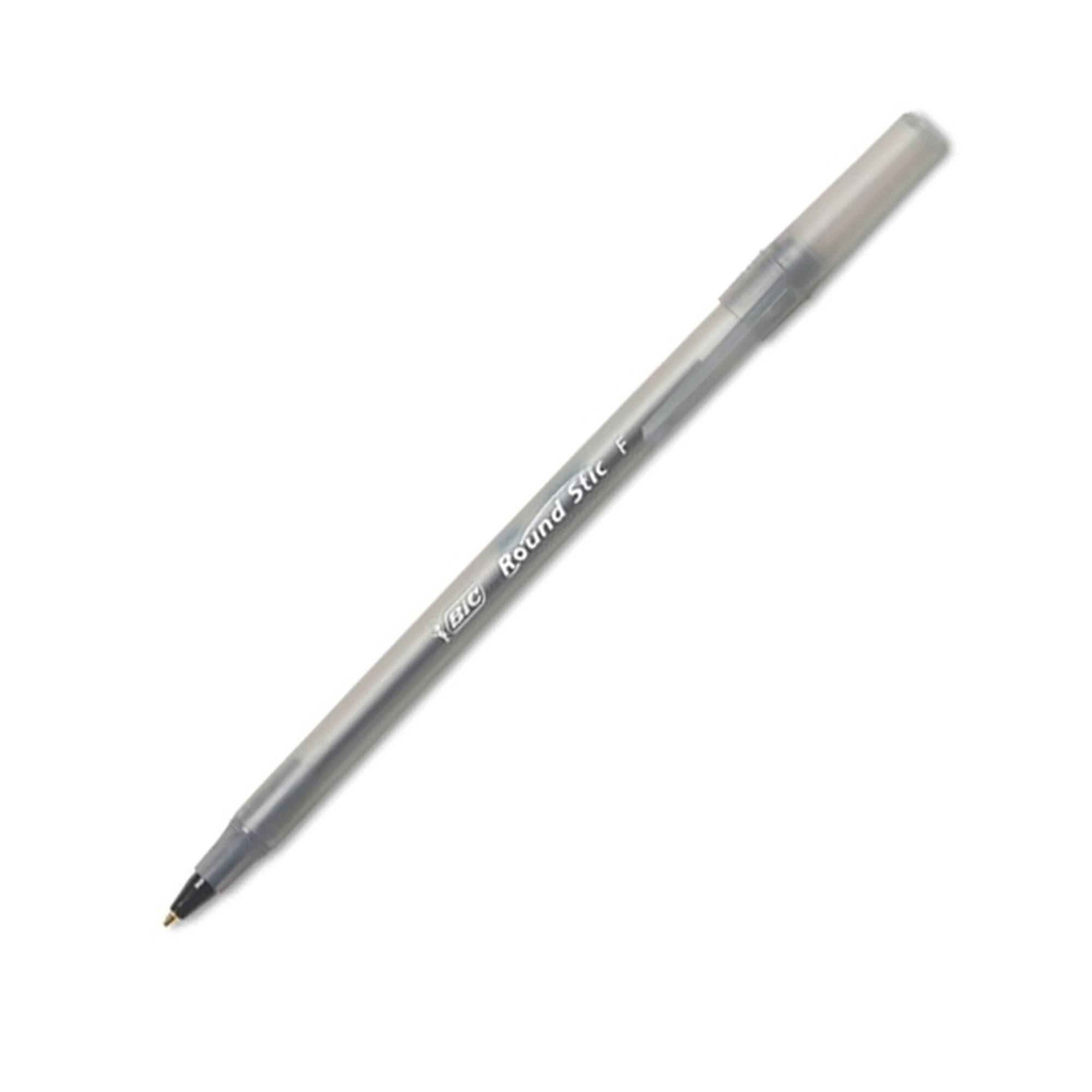 BIC® Round Stic® Xtra Life Black Ball Pens, 2 Packs of 60